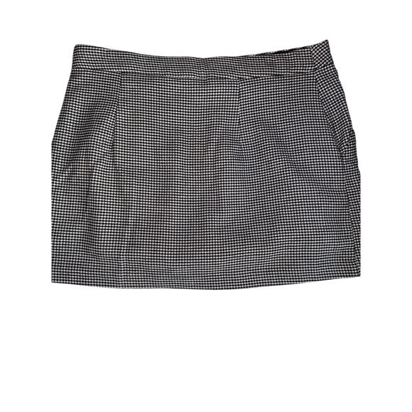 ABERCROMBIE & FITCH houndstooth skirt/skort size Large L - Picture 5 of 5